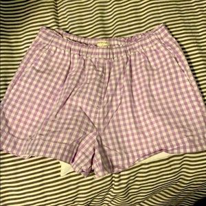 Gingham shorts